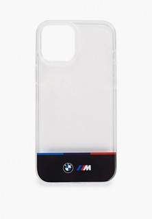 Чехол для iPhone BMW 12 Pro Max (6.7), M-Collection PC/TPU Black printed logo Red