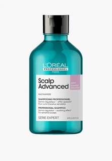 Шампунь LOreal Professionnel L'Oreal профессиональный Scalp Advanced регулирующий баланс чувствительной кожи головы, 300 мл