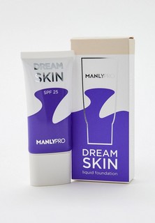Тональный крем Manly Pro увлажняющий, Dream Skin/Кожа мечты, DS01 - оттенок "слоновая кость", 35 мл