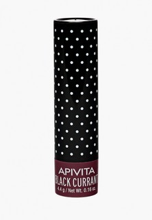 Бальзам для губ Apivita с оттенком Черной смородины 4,4 г