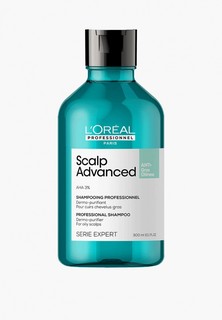 Шампунь LOreal Professionnel L'Oreal Serie Expert Scalp Advanced для склонных к жирности волос, 300 мл