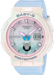 Японские наручные женские часы Casio BGA-250-7A3. Коллекция Baby-G