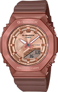 Японские наручные женские часы Casio GM-S2100BR-5A. Коллекция G-Shock