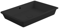 Раковина 61,5x41,5 см Simas Lavabi darredo S60 nero matt