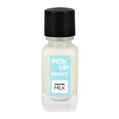 Средство для защиты и укрепления ногтей PINK UP BEAUTY calcium milk восстанавливающее с молочными протеинами 11 мл