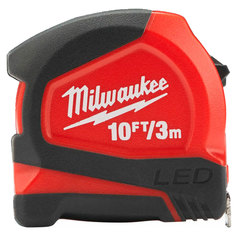 Рулетка измерительная Milwaukee 3м x 12мм с подсветкой 48226602