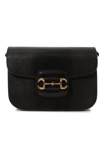 Сумка 1955 Horsebit small из кожи варана Gucci