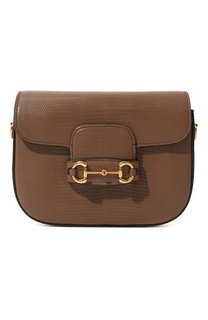 Сумка 1955 Horsebit mini из кожи варана Gucci