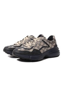 Текстильные кроссовки Rhyton Gucci