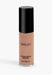 Тональное средство Inglot с натурально-атласным финишем и средней плотностью покрытия