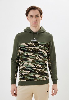 Худи PUMA ESS BLOCK CAMO Hoodie TR Green Moss