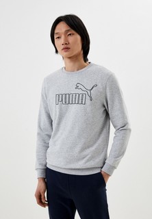 Свитшот PUMA ESS ELEVATED Crew TR Light Gray Heather