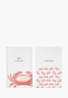 Набор полотенец кухонных Bellehome Crabs, 40х70 см