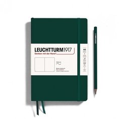 Блокнот Leuchtturm1917 Medium, 61 лист, без линовки, мягкая обложка, зеленый лес