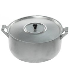 Кастрюля алюминий, 6 л, с крышкой, крышка алюминий, Scovo, МТ-073