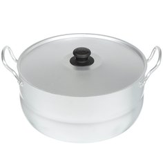 Кастрюля алюминий, 8 л, с крышкой, крышка алюминий, Калитва, Матрешка, 1080