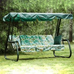 Качели садовые 3х-местные, 236.5х138х166.5 см, 280 кг, Ричард-2, раскладываются в кровать, с1280