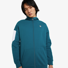 Джемперы трикотажные на молнии с капюшоном FILA Heritage Color block, Зеленый