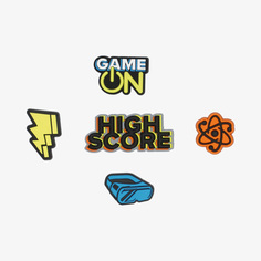 Значки Crocs Super Gamer 5 Pack, Мультицвет