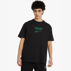 Футболки с коротким рукавом PUMA Downtown Logo Graphic, Черный