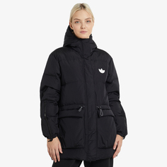 Пальто на натуральном пуху Пуховик adidas, Черный