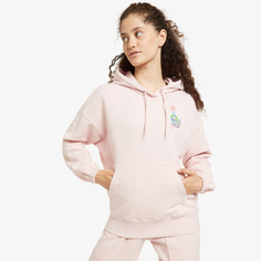 Джемперы флис без молнии с капюшоном PUMA Downtown, Розовый