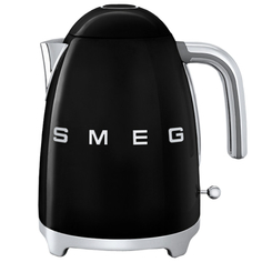 Чайники электрические чайник SMEG KLF03BLEU 2400Вт 1,7л металл черн.