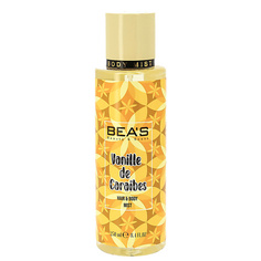 Спрей для тела BEAS Мист для тела и волос Vanille De Carabies 250