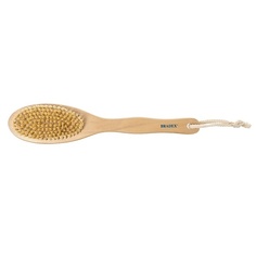 Щетка для волос BRADEX Щётка для сухого массажа из чайного дерева с щетиной кактуса с ручкой