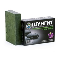 Мыло твердое ПРИРОДНАЯ АПТЕКА ШУНГИТ Шунгитовое мыло Сила тайги 100