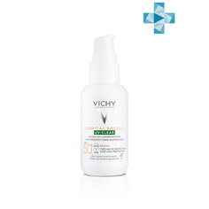 Солнцезащитный флюид для лица VICHY CAPITAL SOLEIL UV-CLEAR Невесомый солнцезащитный флюид для лица против несовершенств SPF 50+