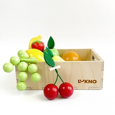 Набор детский LUKNO Набор игрушечных фруктов в ящике серия Iskusno 8