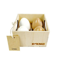 Набор детский LUKNO Набор игрушечных яиц в ящике серия Iskusno 4