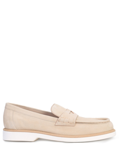 Лоферы замшевые Santoni