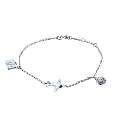 Браслет из серебра с бриллиантами э0601бр04202971 ЭПЛ Даймонд