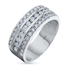 Кольцо из белого золота с бриллиантами э4001кц02135600 ЭПЛ Даймонд