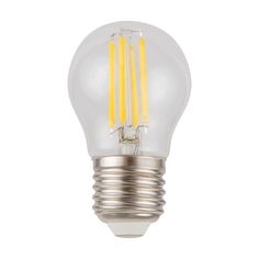 Лампочка Лампа светодиодная филаментная диммируемая Voltega E27 4W 3000K прозрачная 8466
