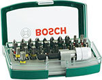 Набор бит Bosch Promoline с цветовой кодировкой, 32 шт. 2607017063