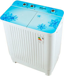 Активаторная стиральная машина Bravo WMM-55PG синие цветы
