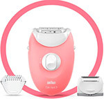 Эпилятор BRAUN S3 SE 3-277 Silk-epil розовый