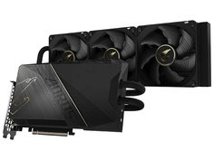 Видеокарта GigaByte Aorus GeForce RTX 4090 Xtreme WaterForce 2230Mhz PCI-E 4.0 24576Mb 21000Mhz 384-bit 3xDP HDMI N4090AORUSX W-24GD 1.1