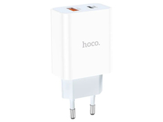 Зарядное устройство Hoco C97A USB-Type-C 5V 3A PD+QC3.0 White 6931474766076