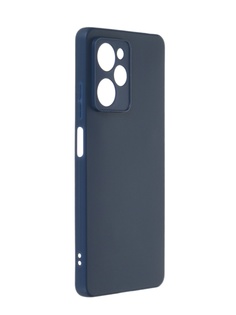 Чехол DF для Poco X5 Pro (5G) Silicone Blue poCase-13