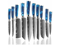 Набор ножей Spetime 8-Pieces Kitchen Knife Set Blue BU02KN8