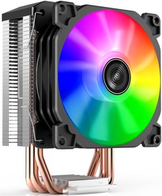 Кулер JONSBO CR-1300 LGA1200/115X/775/AM4/AM3/3+/AM2/+/FM2/+/FM1 (TDP 120W, PWM, 92mm Dynamic Multi-Color LED Fan, 3 тепловые трубки, 4-pin) Retail