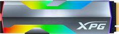 Накопитель SSD M.2 2280 ADATA ASPECTRIXS20G-1T-C XPG SPECTRIX S20G RGB 1TB PCIe Gen3x4 NVMe 3D TLC 2500/1800MB/s IOPS 160/190K MTBF 2M 600TBW 0,33DWPD