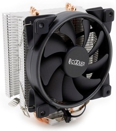 Кулер PCCooler GI-X4R S775/115X/AM2/AM3/AM4 (TDP 145W, 120mm PWM SilentPro Red LED FAN, 4 тепловые трубки 6мм, 1000-1800RPM, 35 - 65 CFM, 26.5dBa)