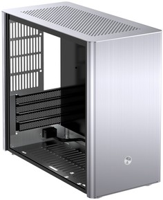 Корпус mATX JONSBO V9 Silver серебристый, без БП, боковая панель из закаленного стекла, 2*USB 3.0, audio