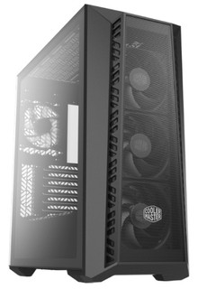 Корпус eATX Cooler Master MasterBox 520 Mesh Blackout Edition MB520-KGNN-SNO черный, без БП, боковая панель из закаленного стекла, USB Type-C, USB 3.2