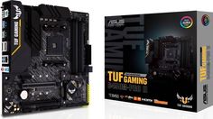 Материнская плата mATX ASUS TUF GAMING B450M-PRO II (AM4, AMD B450, 4*DDR4(4400), 4*SATA 6G RAID, 2*M.2, 3*PCIE, 7.1CH, Glan, 7*USB 3.2/USB Type-C, DP